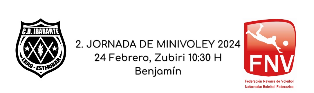 2&ordf; jornada de Minivoley (24/02/2024, Zubiri)